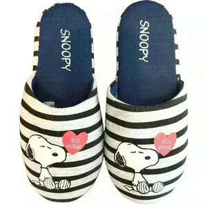 🌈 6/$60 Snoopy Peanuts Stripes Grey Blue Hello Weekend Kids 3/4 Women’s 5/5.5